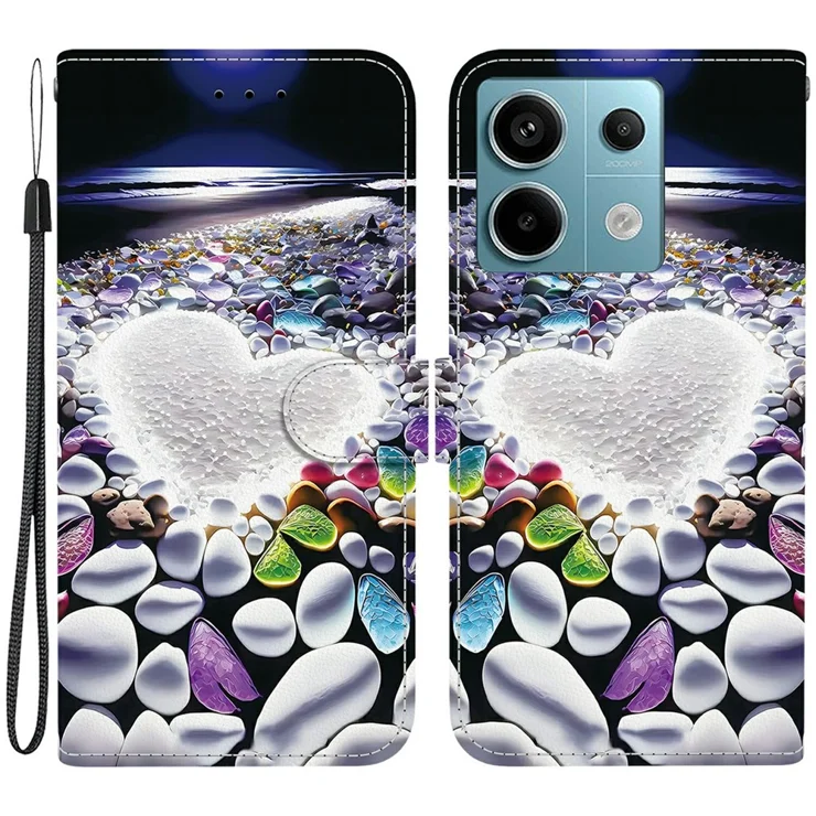 Custodia A Portafoglio Con Cerniera Per Xiaomi Redmi Note 13 Pro 5G / Poco X6 5G - Pelle Sintetica, 8 Slot Carte, Supporto, Cinturino E Vetro Inclusi - 2