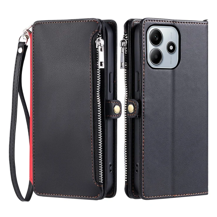 AIBEX Flip Cover For Redmi Note 14 SE 5G / Redmi Note 14 5G |Premium Leather Finish|Magnetic Closure Feature - AIBEX - View #10