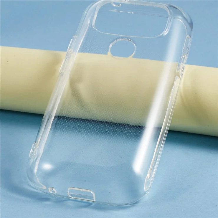 For Unihertz Jelly Max Case Soft TPU Drop Protection Phone Cover - Transparent