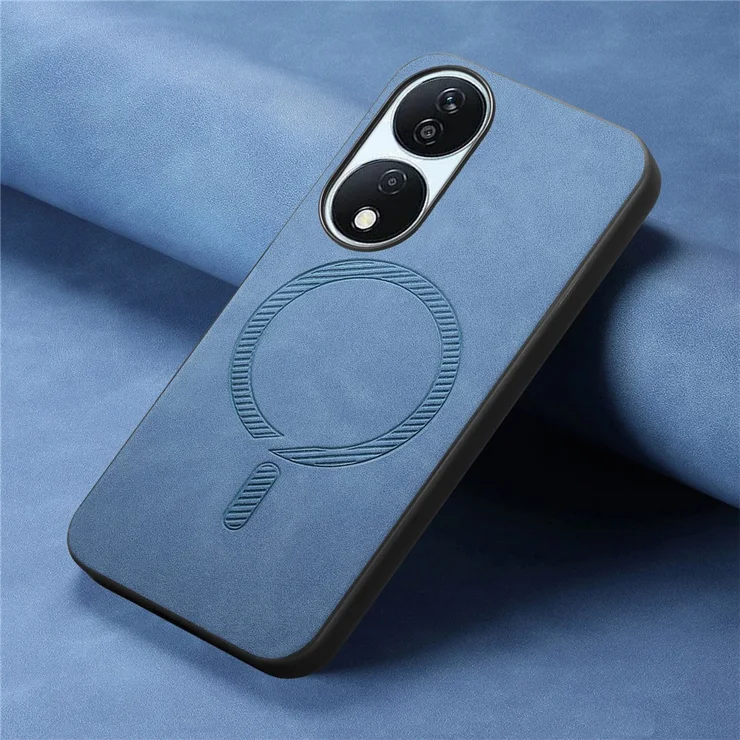 RankOne Handyhülle Für Honor X7a – Galvanisierter Rahmen, Navy Blau, TPU-Silikon