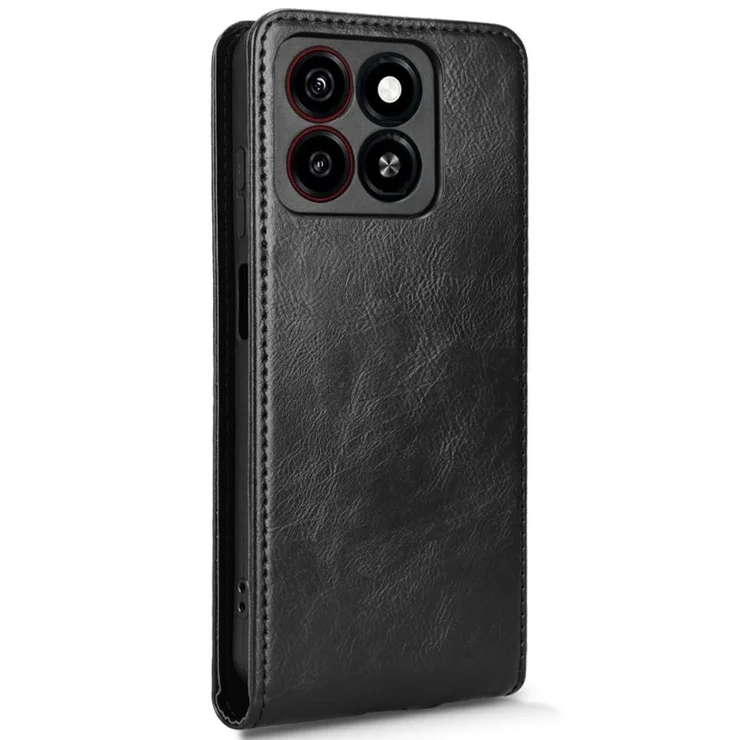 AMWEI Leather Folio Cover Per ZTE Blade A52, Trifoglio Fortunato Custodia In Pelle 815912