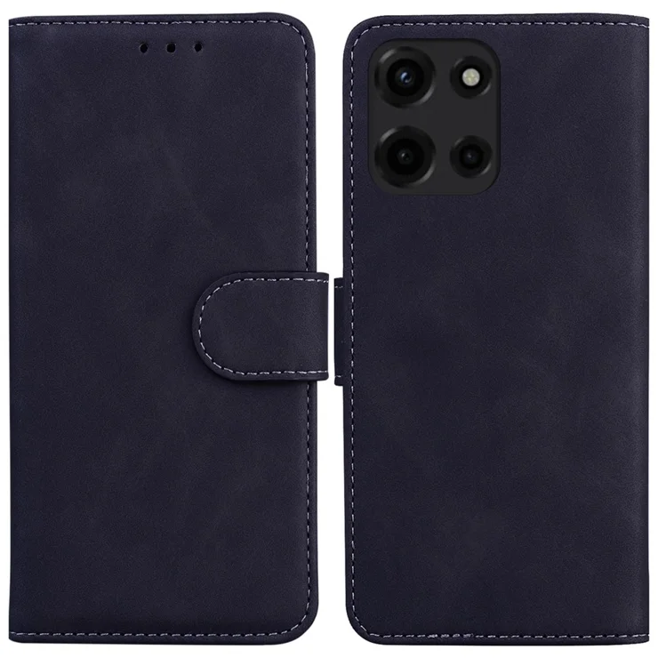 For Motorola Moto G Power (2025) Case Solid Color Leather Wallet