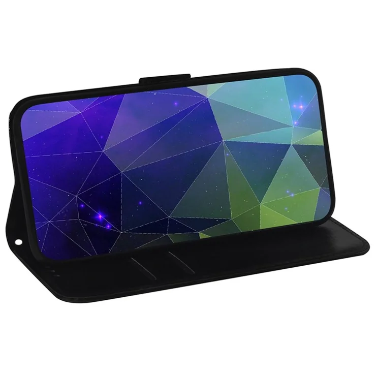 For Motorola Moto X30 Pro 5G / Edge 30 Ultra 5G Mirror-like Surface PU Leather Phone Stand Case Full Protection Wallet Cover with Strap - Purple