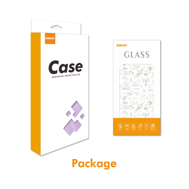 For Xiaomi Poco F7 Ultra 5G / Redmi K80 Pro 5G Wallet Case ENKAY Imprint PU Leather Phone Stand Cover with Tempered Glass - Blue