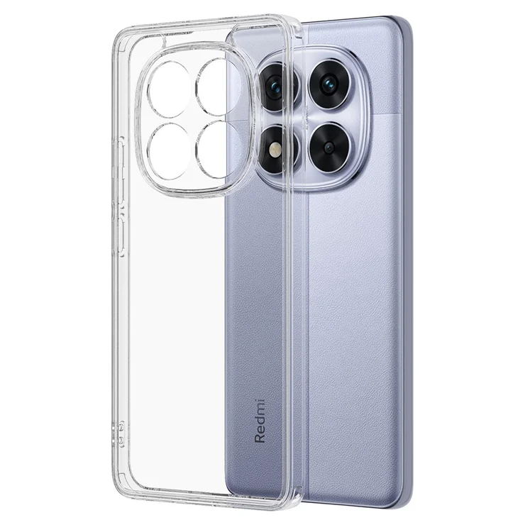 Coque Xiaomi Redmi Note 14 Pro Plus 5G Avec Lanière - Transparente, TPU, Protection Airbag