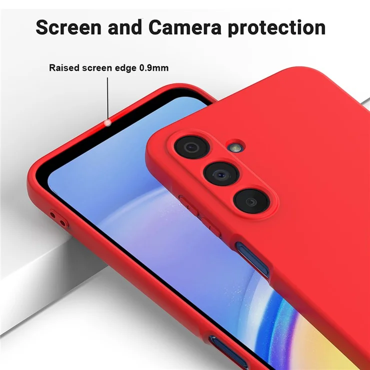 Bulk Purchasing For Samsung Galaxy S24+ Case Liquid Silicone Phone Back Cover with Hand Strap - Red