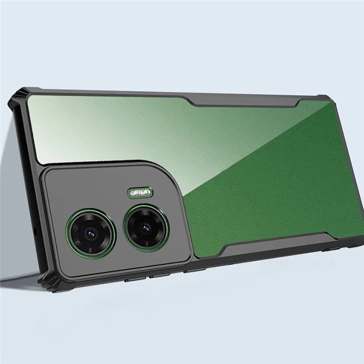 For Motorola Moto G35 5G Case Reinforced Corners TPU + Acrylic Clear Phone Cover