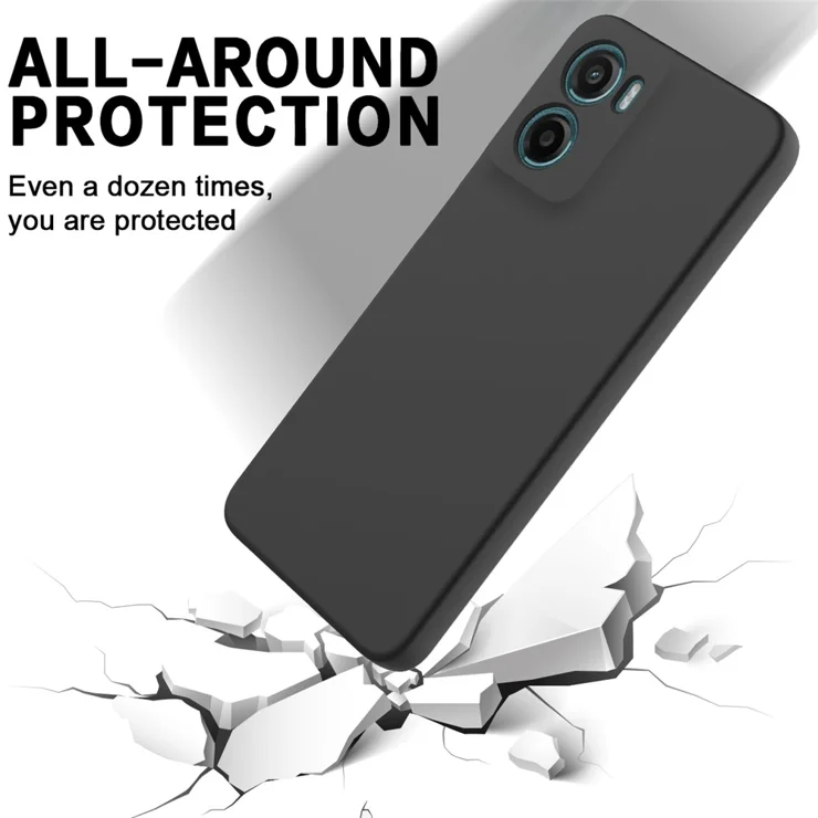 EASSGU TPU Handyhülle Für Motorola Moto G05 / E15 – Durchsichtiger Farbverlauf, Stoßfest, Blau-lila