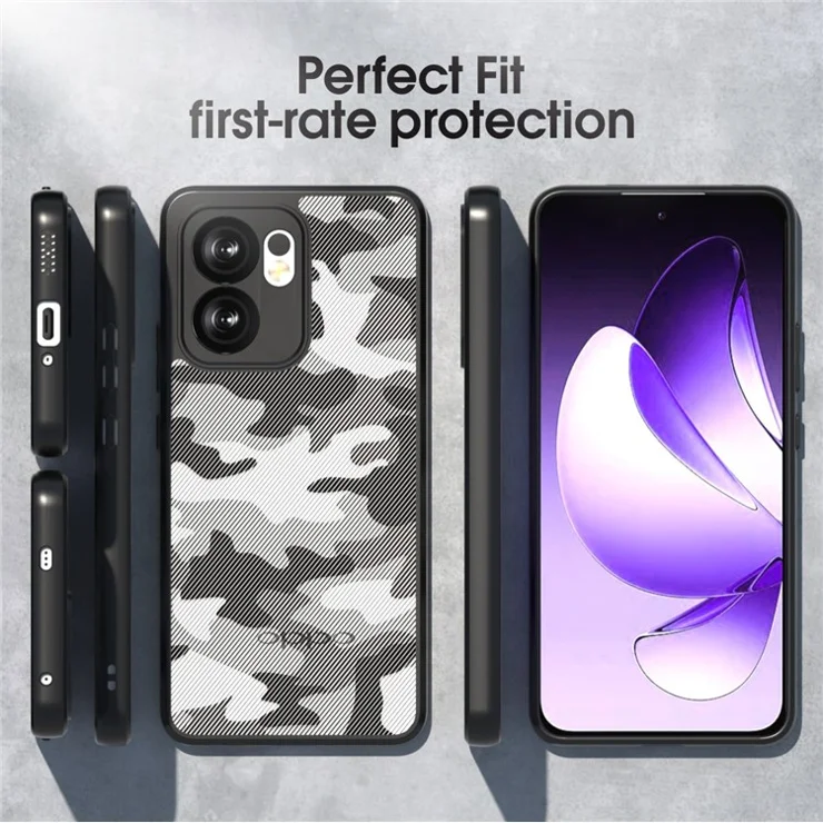 IBMRS For Oppo Reno13 F 5G / 4G Case TPU + PC Heavy Duty Shockproof Phone Cover - Artistic Camouflage