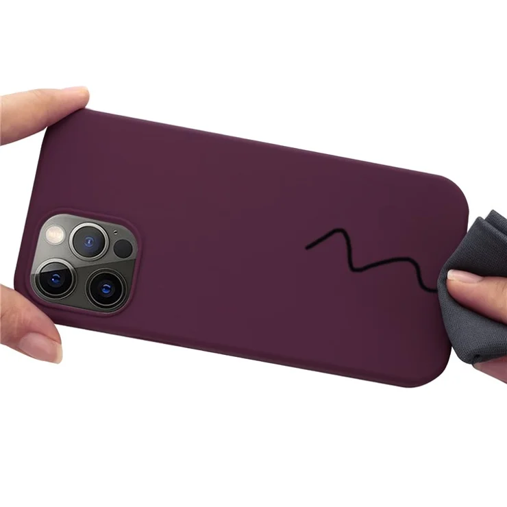 Bulk Purchasing For iPhone 13 Pro Max Case Compatible with MagSafe Anti-Drop Liquid Silicone Phone Cover - Wine Red