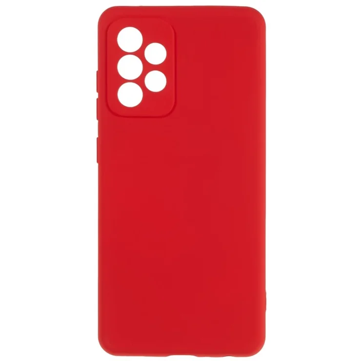 For Samsung Galaxy A52s 5G / A52 5G / 4G TPU Phone Case 2.0MM Thick Dustproof Arc Edge Phone Cover - Red