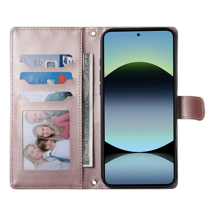 SineOrdo Leder-Klapphülle Für Xiaomi Poco X7 Pro 5G – Mit Kartenfach, Ständer & Magnetverschluss, Schwarz