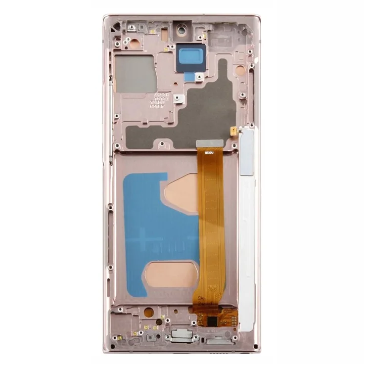 For Samsung Galaxy Note20 Ultra N985 / 20 Ultra 5G N986 Grade C LCD Screen and Digitizer Assembly + Frame Part (TFT) (Without Logo) - Gold