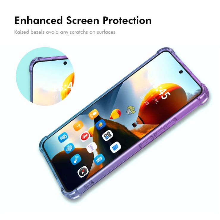 For Infinix Smart 9 4G / Infinix Hot 50i 4G TPU Case ENKAY Thickened Four Corner Drop-proof Phone Back Cover - Pink / Gold