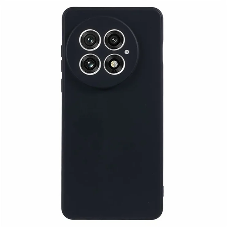 WANLONFENG RB3 Series For OnePlus 13 Case with 2Pcs Screen Film Precise Lens Hole Soft TPU Phone Back Cover - Black