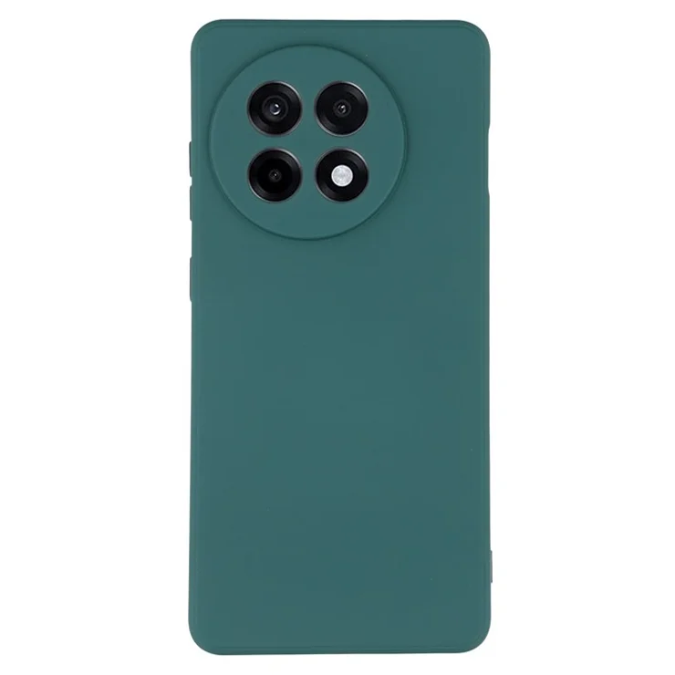 For OnePlus Ace 5 5G / Ace 5 Pro 5G Case TPU Back Soft Anti-Scratch Fiber Lining Phone Cover - Army Green