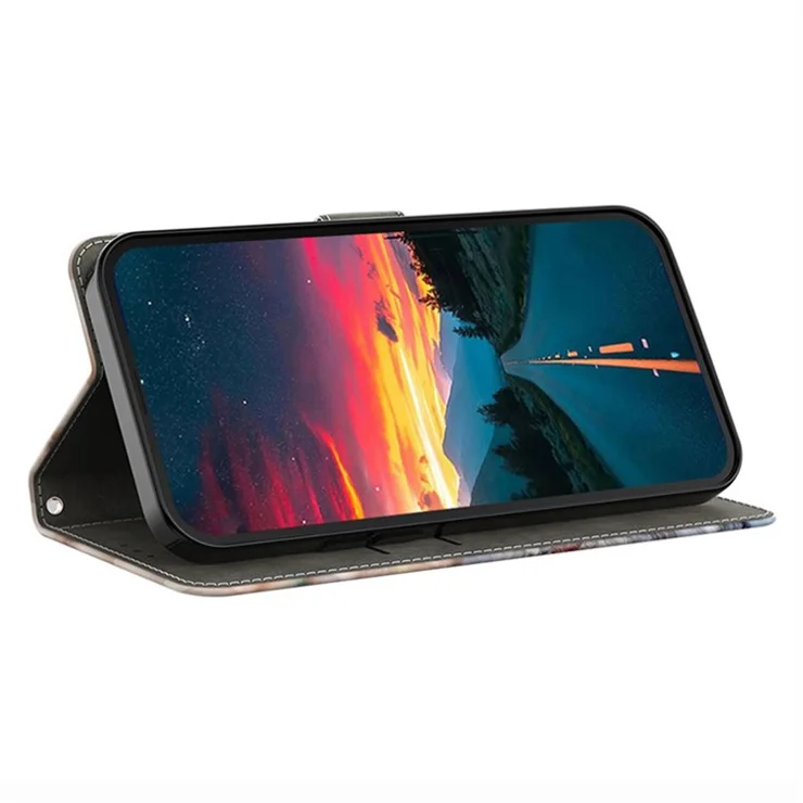 For Samsung Galaxy A36 5G Wallet Case Pattern Printing Stand Leather Flip Phone Cover - Crystal Wings