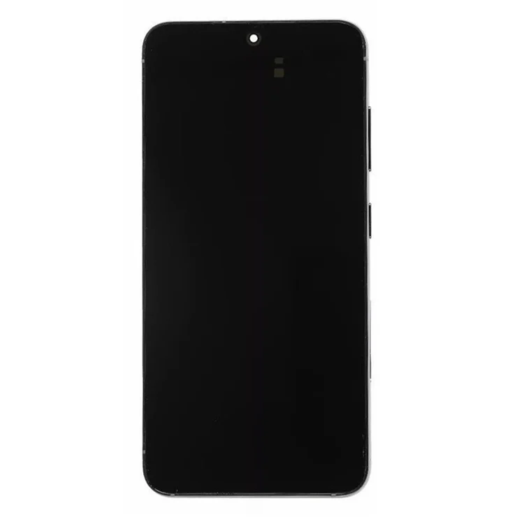 For Samsung Galaxy S23 S911B OEM Grade S AMOLED Screen and Digitizer Assembly + Frame (Without Logo) - Silver