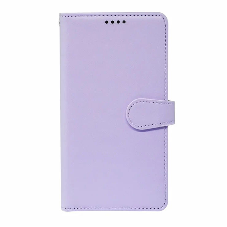 Phone Case for Xiaomi Poco X6 Pro 5G / Redmi K70E 5G PU Leather Stand Cover with 9 Card Slots - Purple