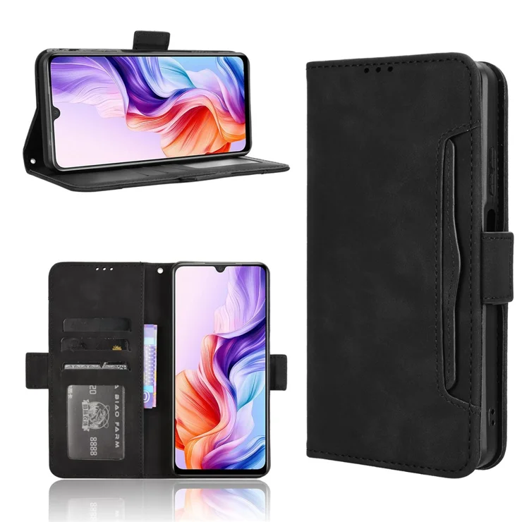 For ZTE Blade V70 Max Leather Case Phone Wallet Cover with