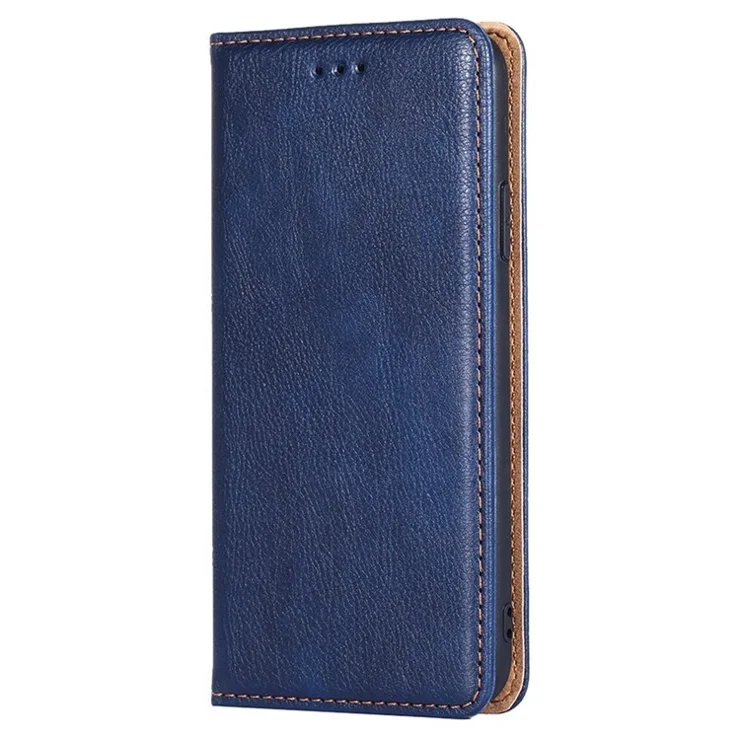 Wallet Case for TECNO Pova 6 Neo 5G / Spark 30 5G PU Leather Magnetic Auto-Absorbed Phone Cover - Blue