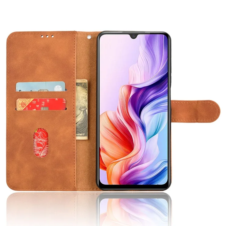 For ZTE Blade V70 Max Leather Case Skin Feel Anti Drop Wallet