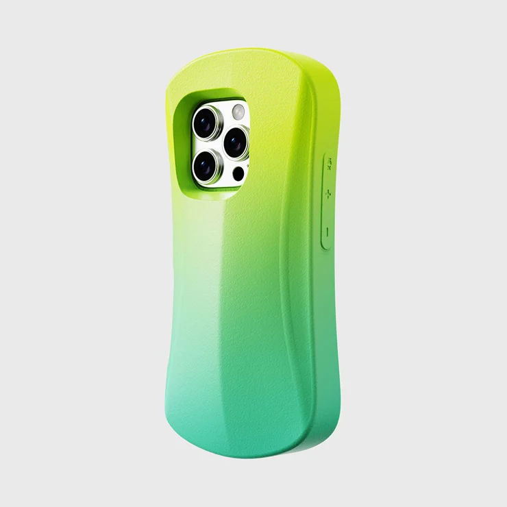 For iPhone 16 Pro Case YOYOISLES Ocean Series Floatable EVA Phone Cover - Yellow Green