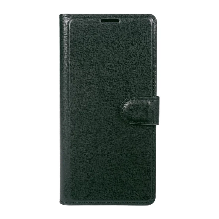 For iPhone 15 Pro Max Stand Case Biobased Eco-Friendly RPET RPVB Slim Phone Cover with Wallet - Blackish Green