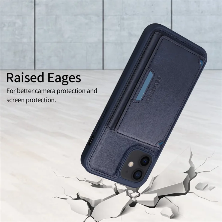 Custodia In Vera Pelle Per IPhone 12/12 Pro - Portafoglio Con 3 Slot Carte, Design Elegante - Foto 2