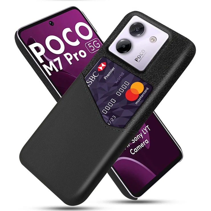 XINNI Cover per Xiaomi Poco M7 PRO 5G Custodia, Cellulare Libro Antiurto Flip Pelle PU/TPU, Portafoglio Flip Magnetica Case, Viola