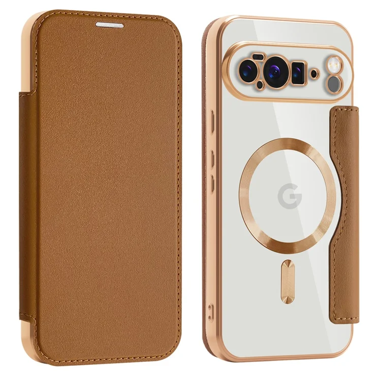 HAII For Google Pixel 9 Pro XL Case With Magnetic Closure PU Leather Wallet, RFID
