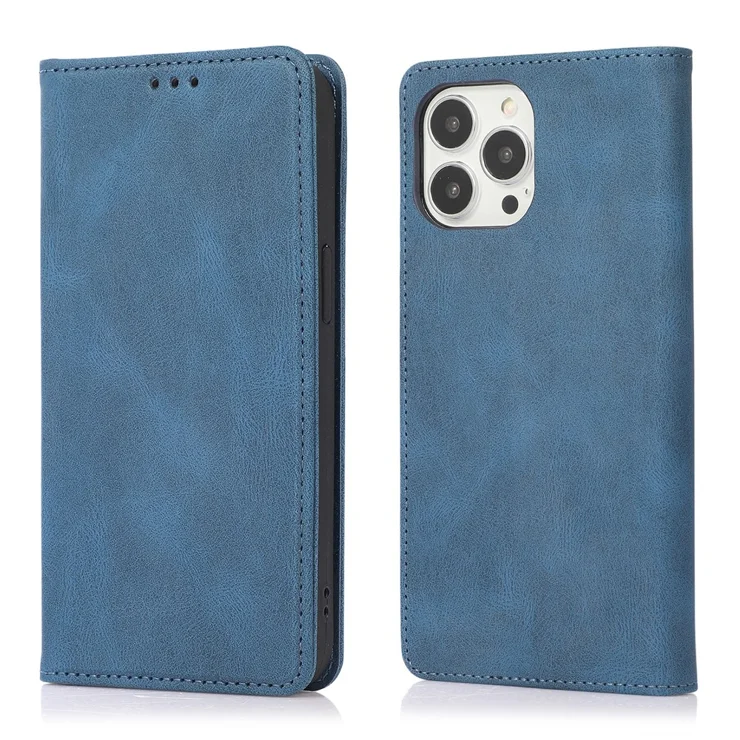 owlhold Cover iPhone 16 Pro, Pelle Magnetica Portafoglio Flip Antiurto Cavalletto Carta Fessura - Blu verde