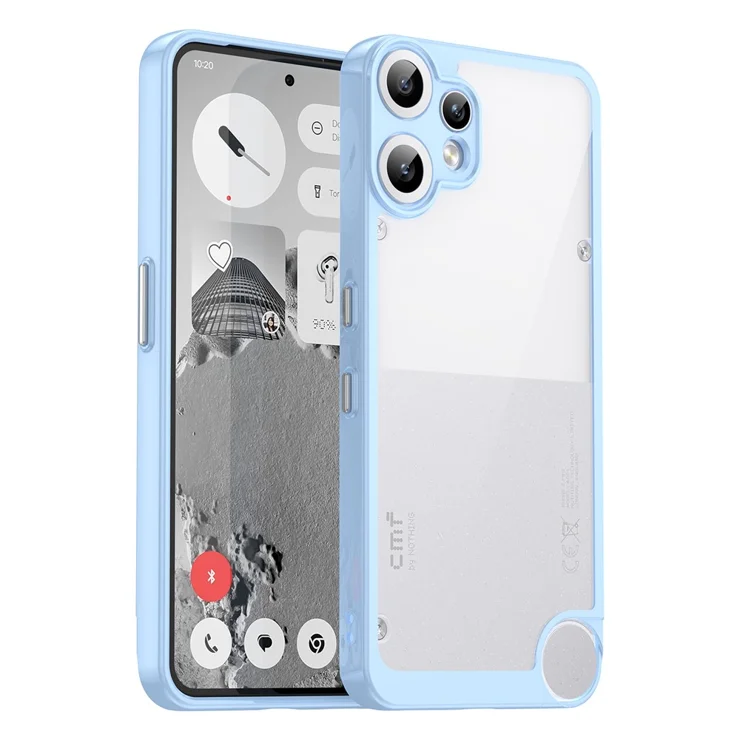 KUSINHOKA Cover per Nothing CMF Phone 2 Pro con 2 Pezzi Vetro Temperato, [Protezione Fotocamera Slide] Anti-Graffio Custodia con Staffa, Case in Silicone e PC Protettiva Cover, Nero