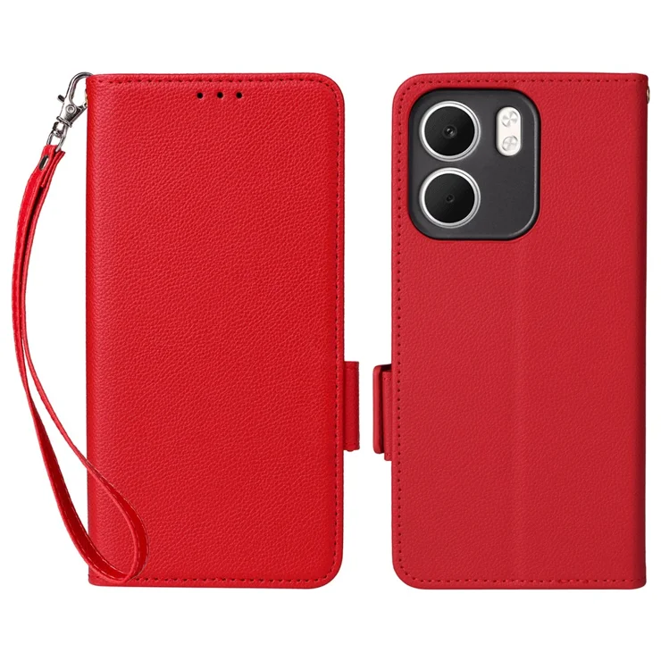 Cover Honor X8, portafoglio in pelle, magnetica, in silicone TPU, antiurto, per Honor X8, colore: Nero