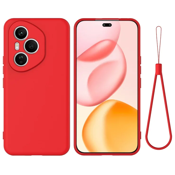 Mkej Cover per Honor 400 Lite con cordino, Placcatura Silicone Cuore amore Custodia con Cordino, con Regolabile Staccabile laccio Case per Honor 400 Lite, Oro nero