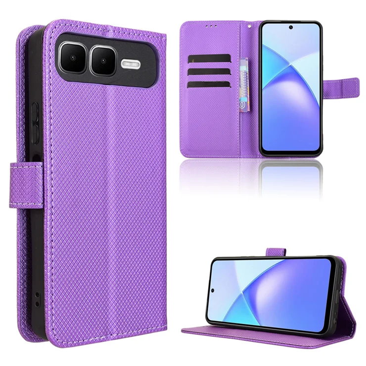 Étui Portefeuille Pour Infinix Smart 10 Plus 4G - Cuir Synthétique, Protection RFID