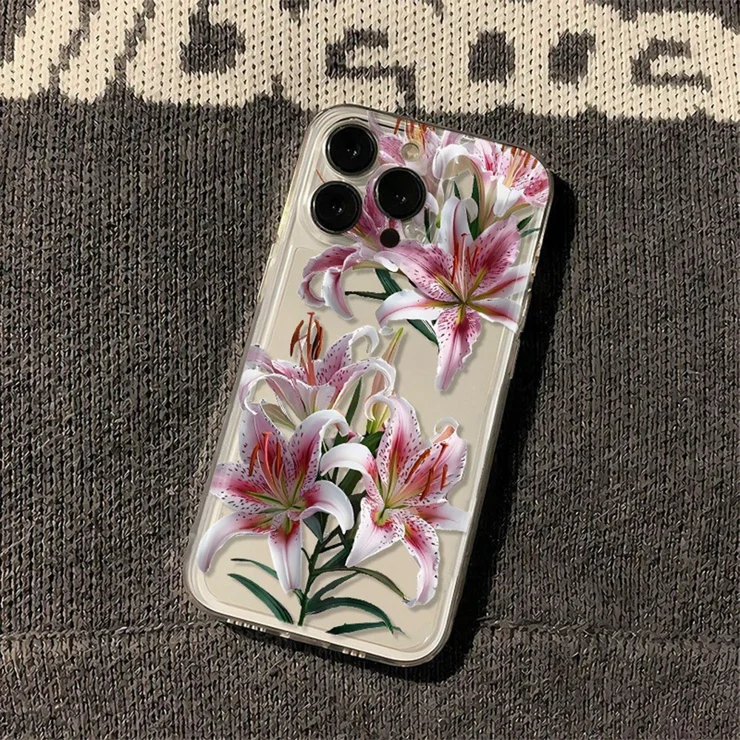 Coque Rifle Paper Co. Pour IPhone 15 Pro Max - Design Floral, Transparente, Compatible MagSafe