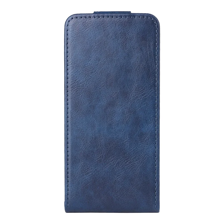 Custodia Portafoglio In Pelle PU Con Effetto Scamosciato Per BQ Aquaris X – Flip Cover Magnetica Con Slot Per Carte E Supporto Regolabile – Protezione Antigraffio E Antiurto (Blu)