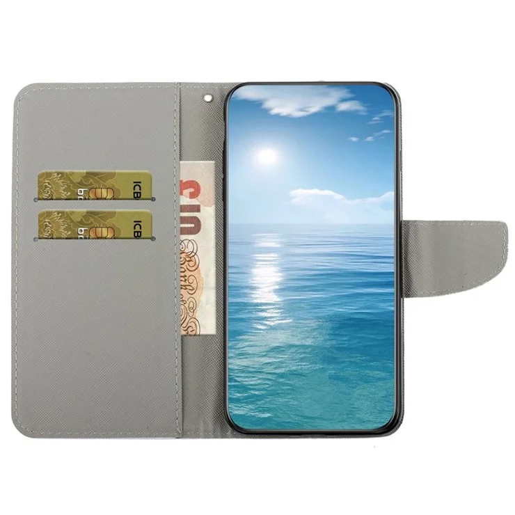 For Xiaomi 12T 5G / 12T Pro 5G / Redmi K50 Ultra 5G Cross Texture PU Leather Shockproof Cover Pattern Printing Flip Stand Wallet Case - Don't Touch My Phone