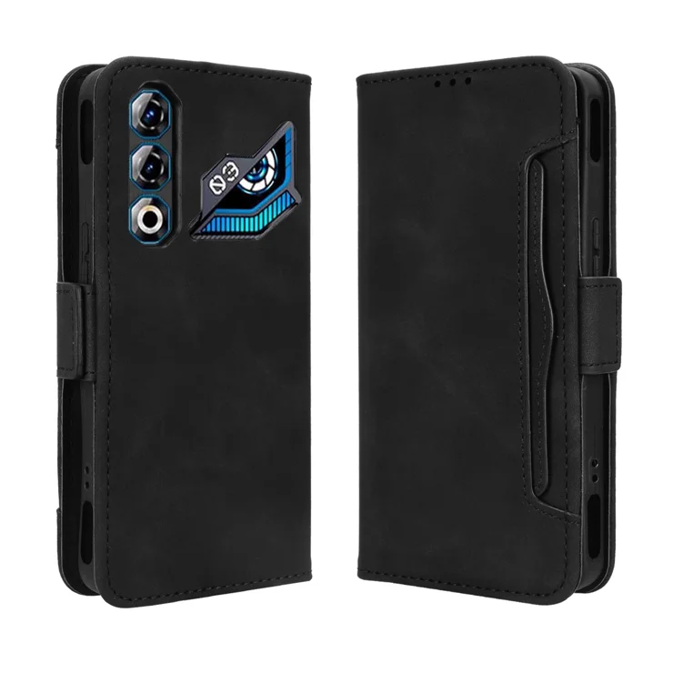 Cover Realme GT Neo 3 Business Portafoglio Zip Viola Elegante