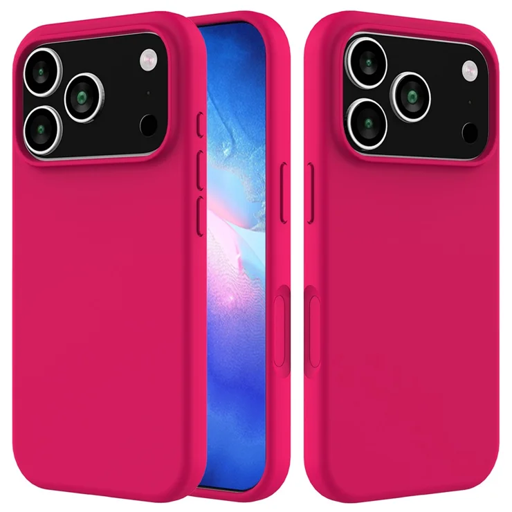 For iPhone 17 Pro Case Drop Proof Liquid Silicone Soft Lining Back