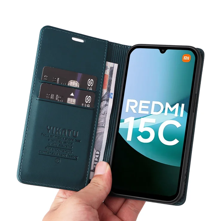 Custodia BOCTECH A Libro Portafoglio Per Google Pixel 7 Pro, Pelle PU E Silicone, Verde, Con Slot Carte E Supporto - 4