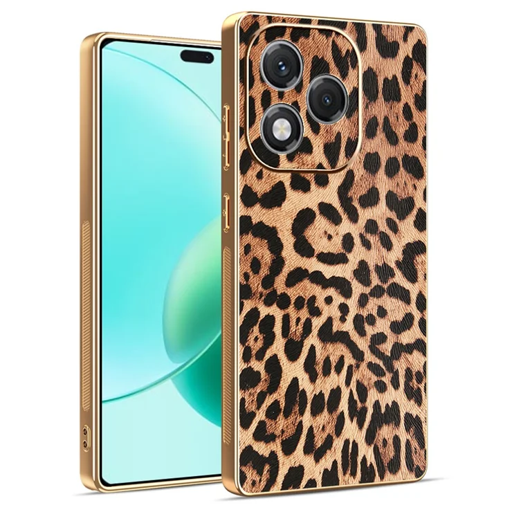 Handyhülle Für Honor 400 5G – Leoparden-Print, Kunstleder Mit TPU-Rahmen, Stoßfest