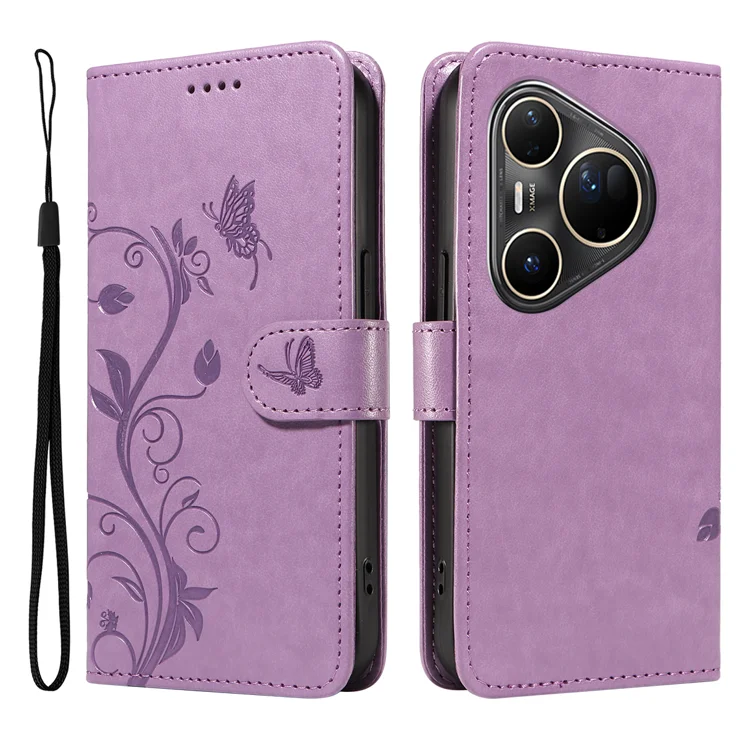Custodia Flip In Pelle Per Huawei Y5 2019 - Portafoglio Con Slot Per Carte E Supporto Magnetico (Lilla Mandala) - 3
