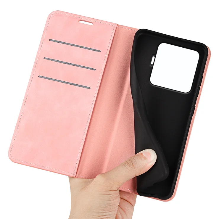 For Xiaomi 15T Pro Case Skin Touch Leather Wallet Phone Cover