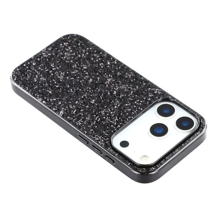 For iPhone 17 Pro Max Case TPU PC Sparkling Glitter Phone