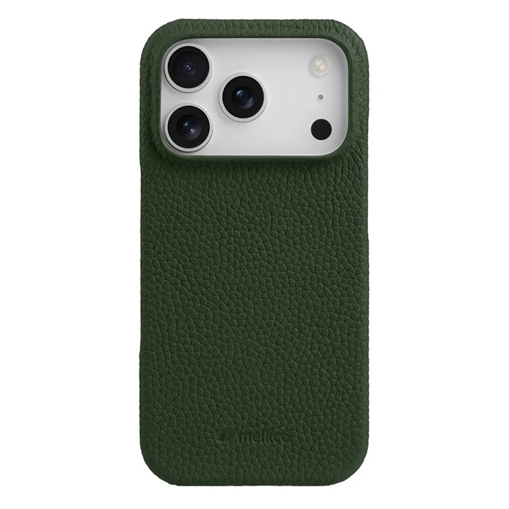 Leather Iphone Hunter Green Phone Case MELKCO For IPhone 17 Pro