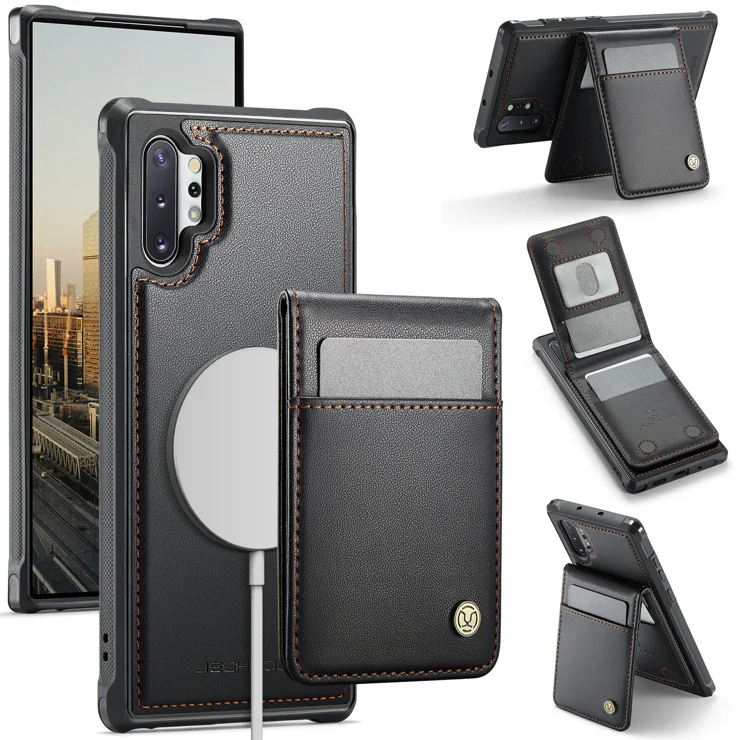 For Samsung Galaxy Note 10 Plus 5G Leather Back Cover