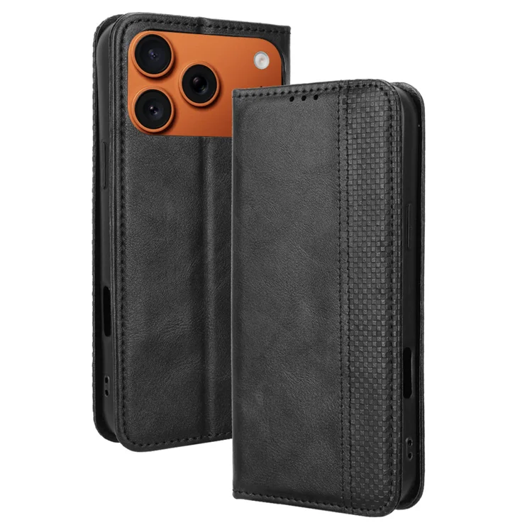 Marrone Custodia in Pelle Flip Caso Protettiva Cover Skin