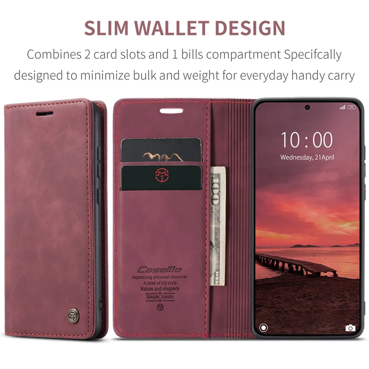 KOUYI Funda Para Xiaomi 13T/13T Pro/Redmi K60 Ultra, PU Cuero Flip